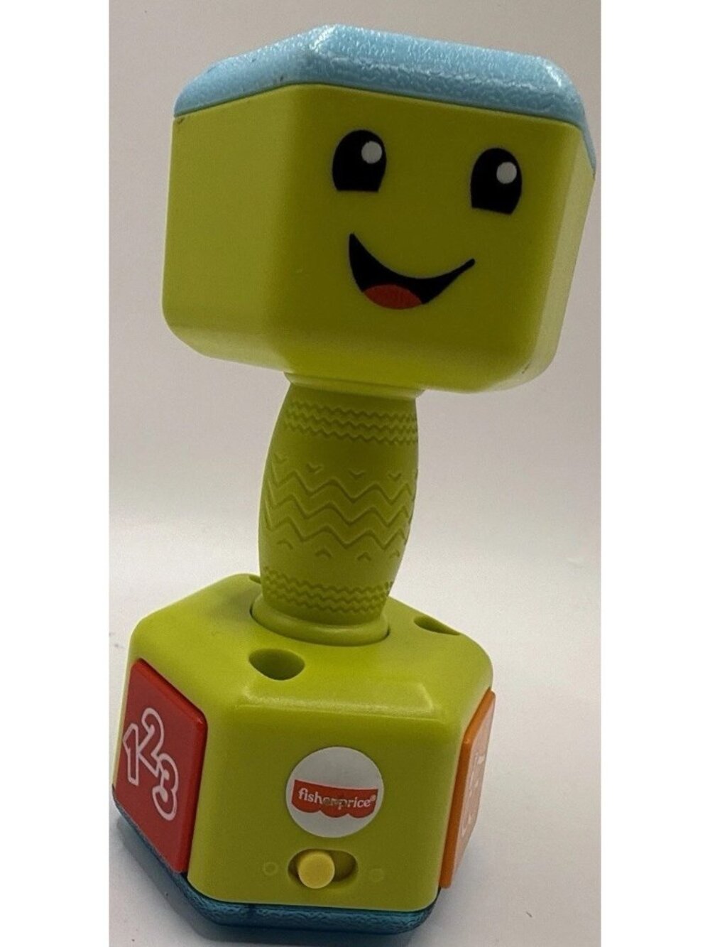 Fisher Price Laugh and Learn Counting Reps Dumbbell Weight Rattle